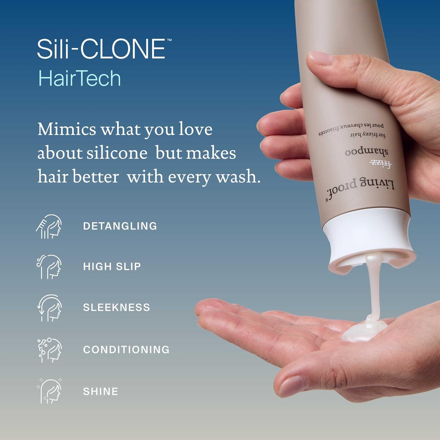 Living Proof No Frizz Shampoo, Controls Frizz, Smoothes and Softens Hair for All Hair Types