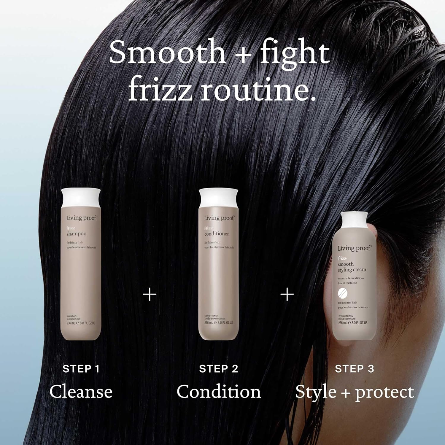 Living Proof No Frizz Shampoo, Controls Frizz, Smoothes and Softens Hair for All Hair Types