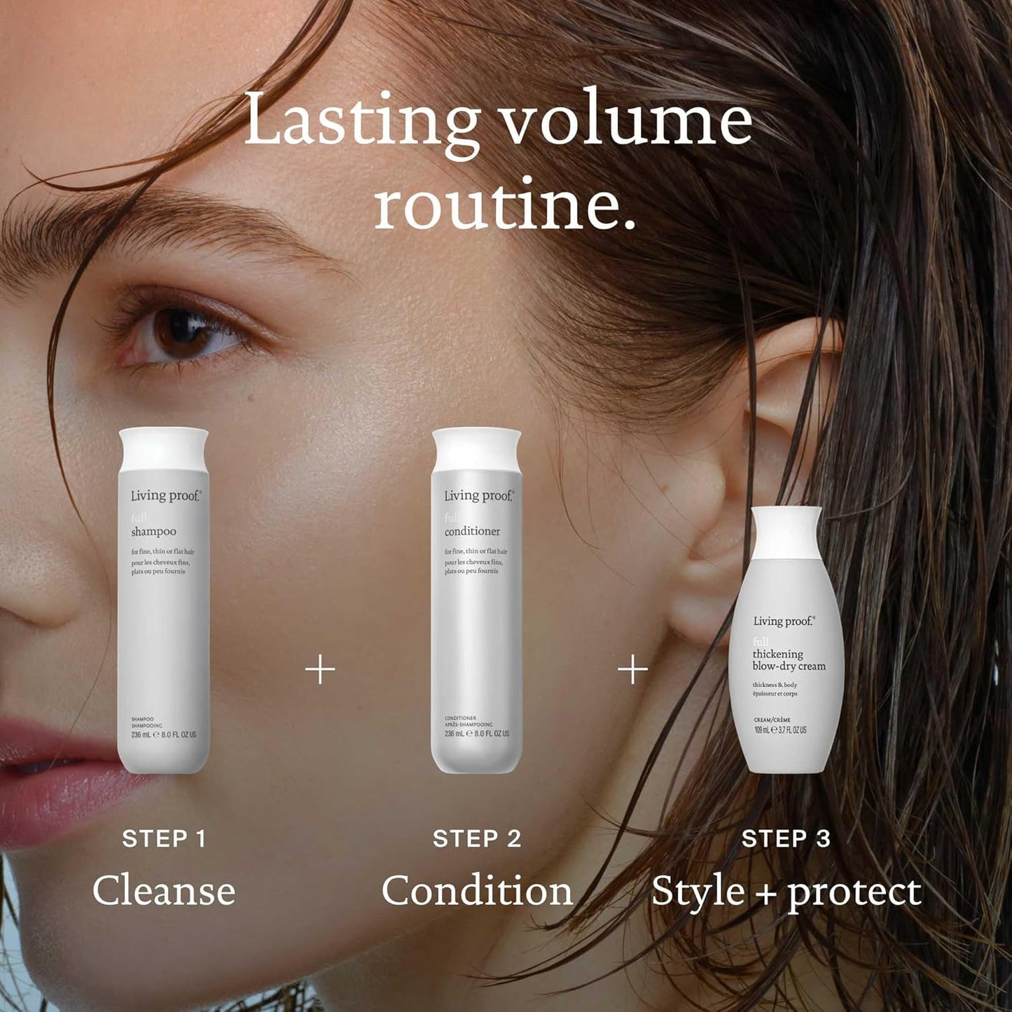 Living Proof Full Conditioner, Volumizing & Moisturizing Conditioner for Women, Paraben & Silicone Free, Safe for Color Treated Hair